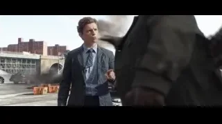 People on bridge and in water — Spiderman: No Way Home