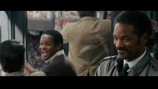 two men laughing in front of store — The Persuit of Happyness