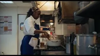Man and woman cooking in kitchen — The Bear