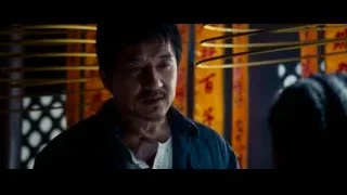 Man with mustache serious expression in dim room — The Karate Kid
