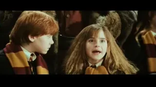boy with red hair looking serious — Harry Potter and the Philosophers Stone