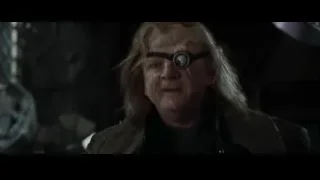 elderly man with goggles in dark room — Harry Potter and the Goblet of Fire