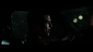 man in car looking out window at night — Fight Club