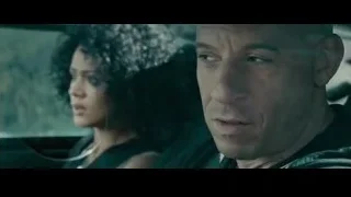 man and woman talking in car — Furious Seven