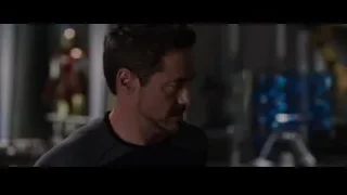 Tony Stark looking serious — Iron Man 3