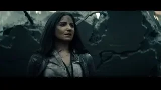woman in rocky desolate environment — Superman: Man of Steel