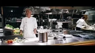 Chefs preparing meal in commercial kitchen — The Big Short