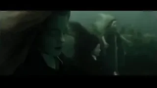 Young woman standing in water eyes closed — Harry Potter and the Goblet of Fire