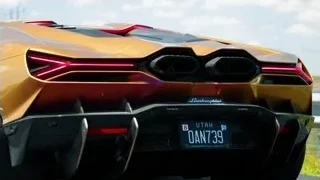 Lamborghini Aventador rear end close-up — Sports Cars