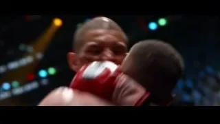 boxers fighting in a ring — Southpaw