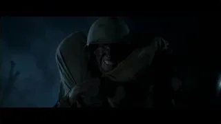 person lying on ground in dark cave — Hacksaw Ridge