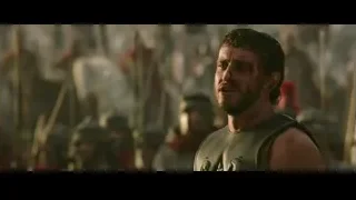 Man in Spartan armor with soldiers — Gladiator 2