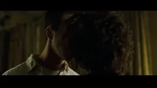 man's face with curly hair — Fight Club