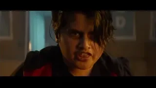 young man with open mouth and red jacket — Deadpool 2