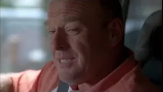 man's face in car with seatbelt — Breaking Bad