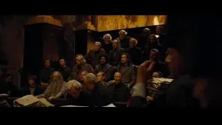 People in ornate church-like room — Harry Potter and the Goblet of Fire