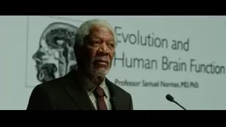 elderly man giving presentation at podium — Lucy