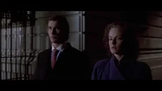 man and woman in dimly lit room — American Psycho