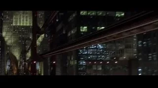 Wayne Hotel with green roof at night — Batman