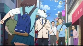 group of young men walking on busy street — I Want To Eat Your Pancreas