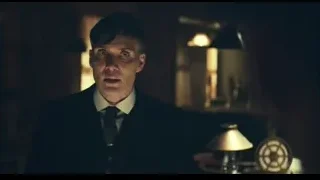 man in suit deep in thought in dark room — Peaky Blinders