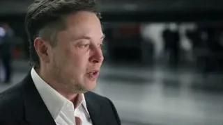 Elon Musk speaking with serious expression — Elon Musk: Return to Space