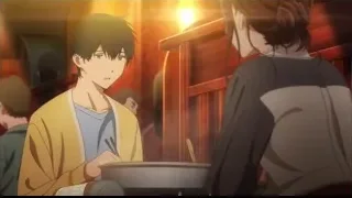 man and woman in restaurant — I Want To Eat Your Pancreas