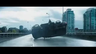 Cars driving on wet city highway — Deadpool