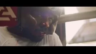 man in white t-shirt with blood — Creed 3