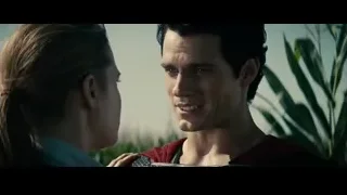 Superman and woman facing each other — Superman: Man of Steel