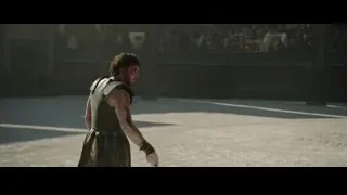 Man fighting with sword in arena — Gladiator 2