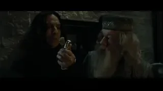 men holding golden object in stone room — Harry Potter and the Goblet of Fire
