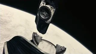 Spacecraft robotic arm with clock-like face — Interstellar