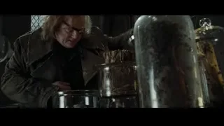 elderly man working in laboratory — Harry Potter and the Goblet of Fire