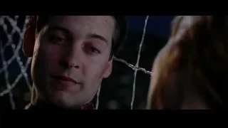 young man with serious expression close-up — Spider Man 2