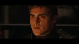 close-up of man's face in leather jacket — Gladiator