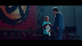 Man and young girl in Chinese room — The Karate Kid