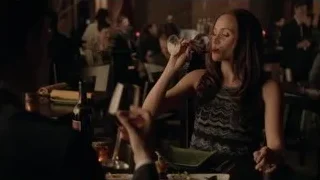 woman drinking wine in restaurant — Suits