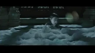 Young girl in foamy pool with pillars — Harry Potter and the Goblet of Fire