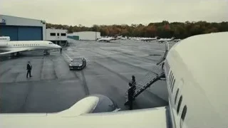Private jets parked on airport tarmac — Succession