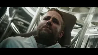 man in pain on hospital chair — Deadpool