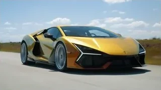 yellow sports car driving on race track — Sports Cars