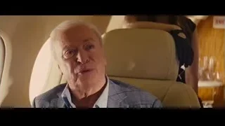 elderly man smiling in airplane seat — Now You See Me