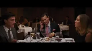 Three people dining in restaurant — La La Land