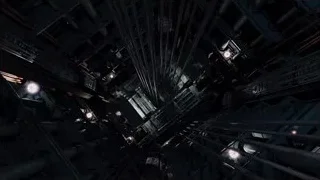 Dark industrial tunnel with lights — The Avengers