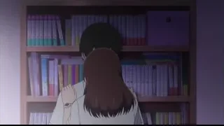 young person standing by bookshelf — I Want To Eat Your Pancreas