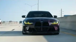 Black sports car driving on highway — Sports Cars