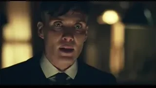 man in suit speaking with wide eyes — Peaky Blinders