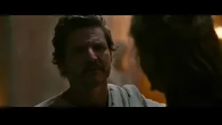 Man in white t-shirt looking aside — Gladiator 2