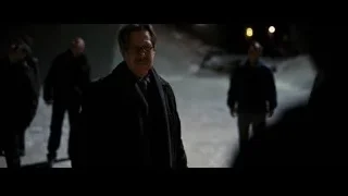 man with mustache in dark alleyway — Batman: The Dark Knight Rises